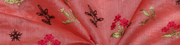 Chanderi Embroidery Fabric