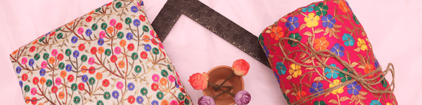 Raw Silk Embroidery Fabric