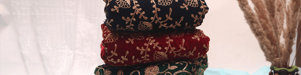 Velvet Embroidery Fabric