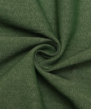 green plain denim lycra fabric