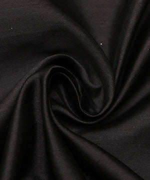 black plain taffeta silk fabric b115 4494