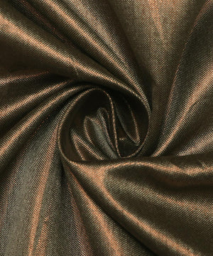 copper grey color plain shimmer fabric
