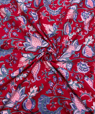 hand block printed fabric online
