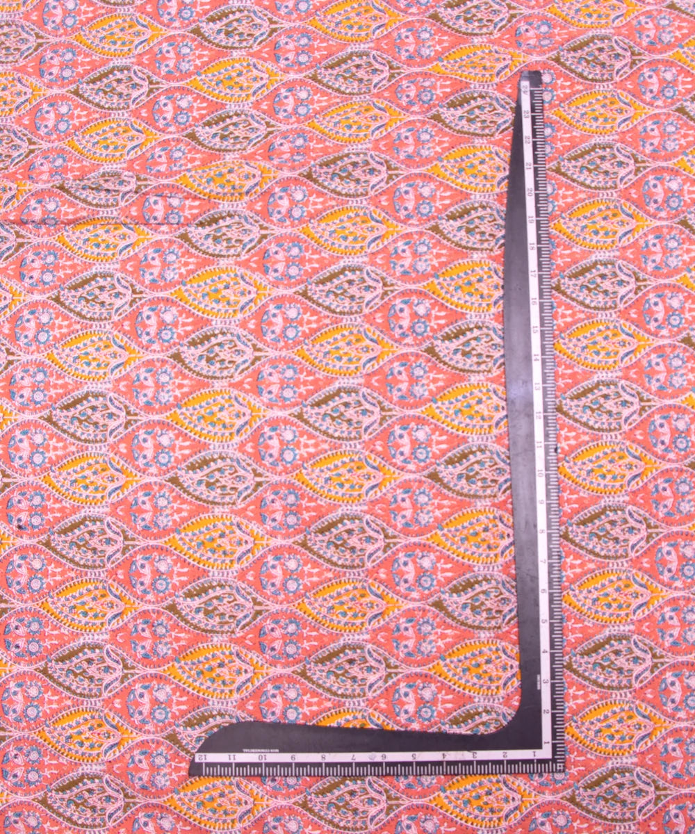 Multi Color Floral Printed Unstiched Cotton Suit Dress Material