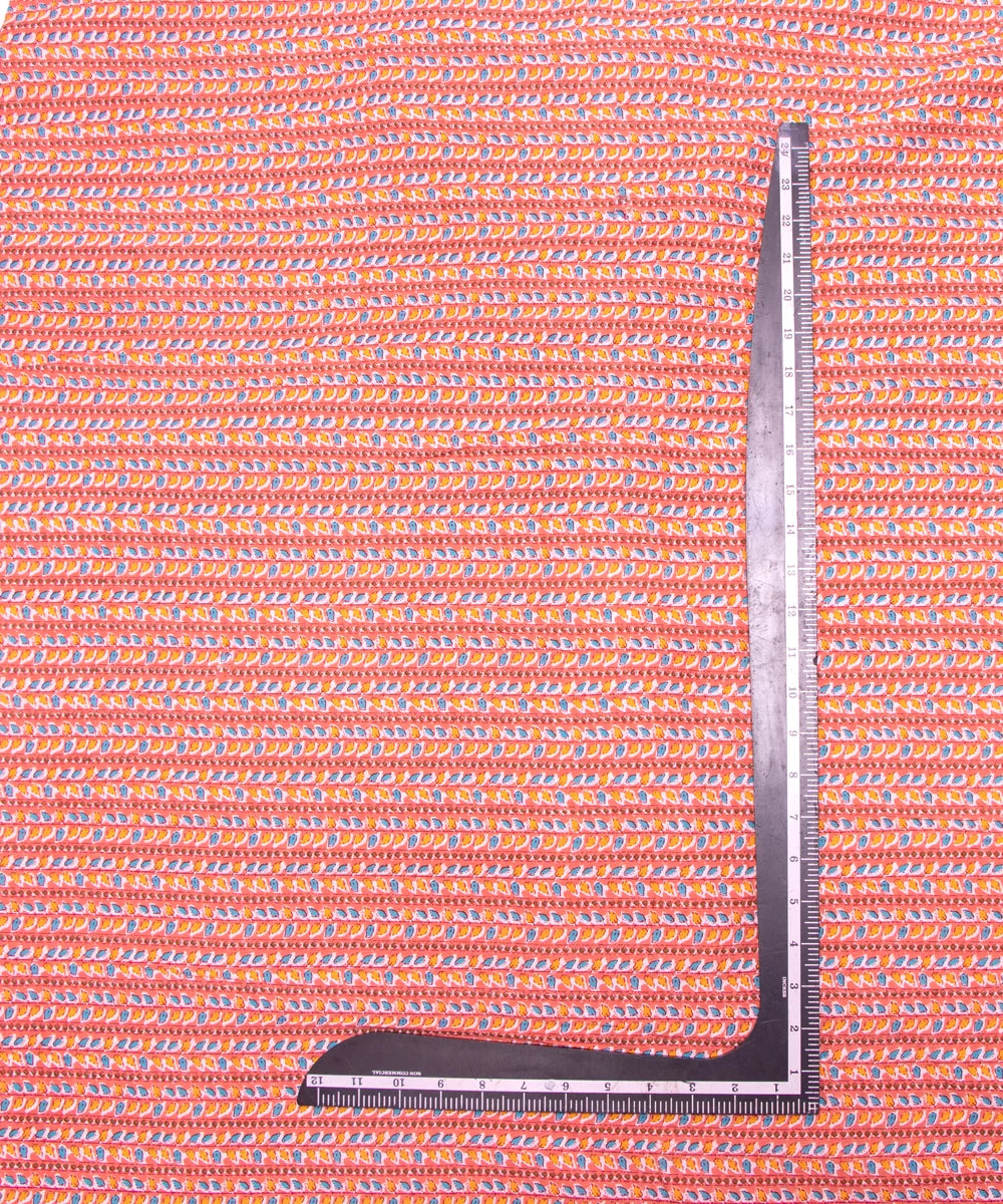 Multi Color Floral Printed Unstiched Cotton Suit Dress Material