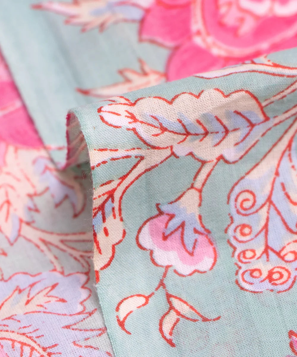 Floral Printed Cotton Fabric Online