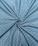 Spring Green Buti Cotton Fabric