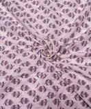 Off White Grey Buti Print Cotton Fabric