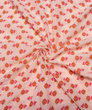 Off White Buti Print Cotton Fabric