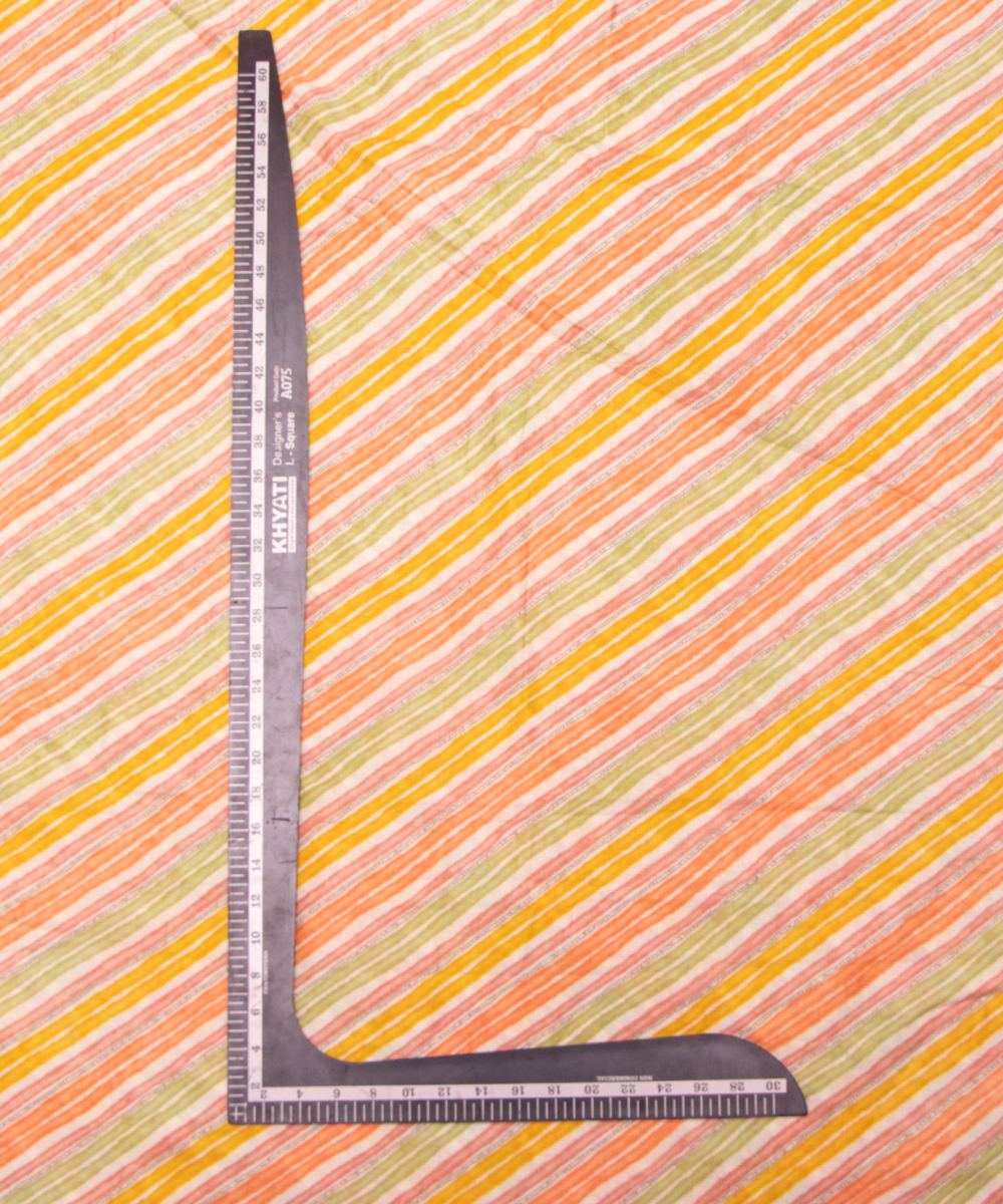 Yellow Bandhani Print Cotton Suit