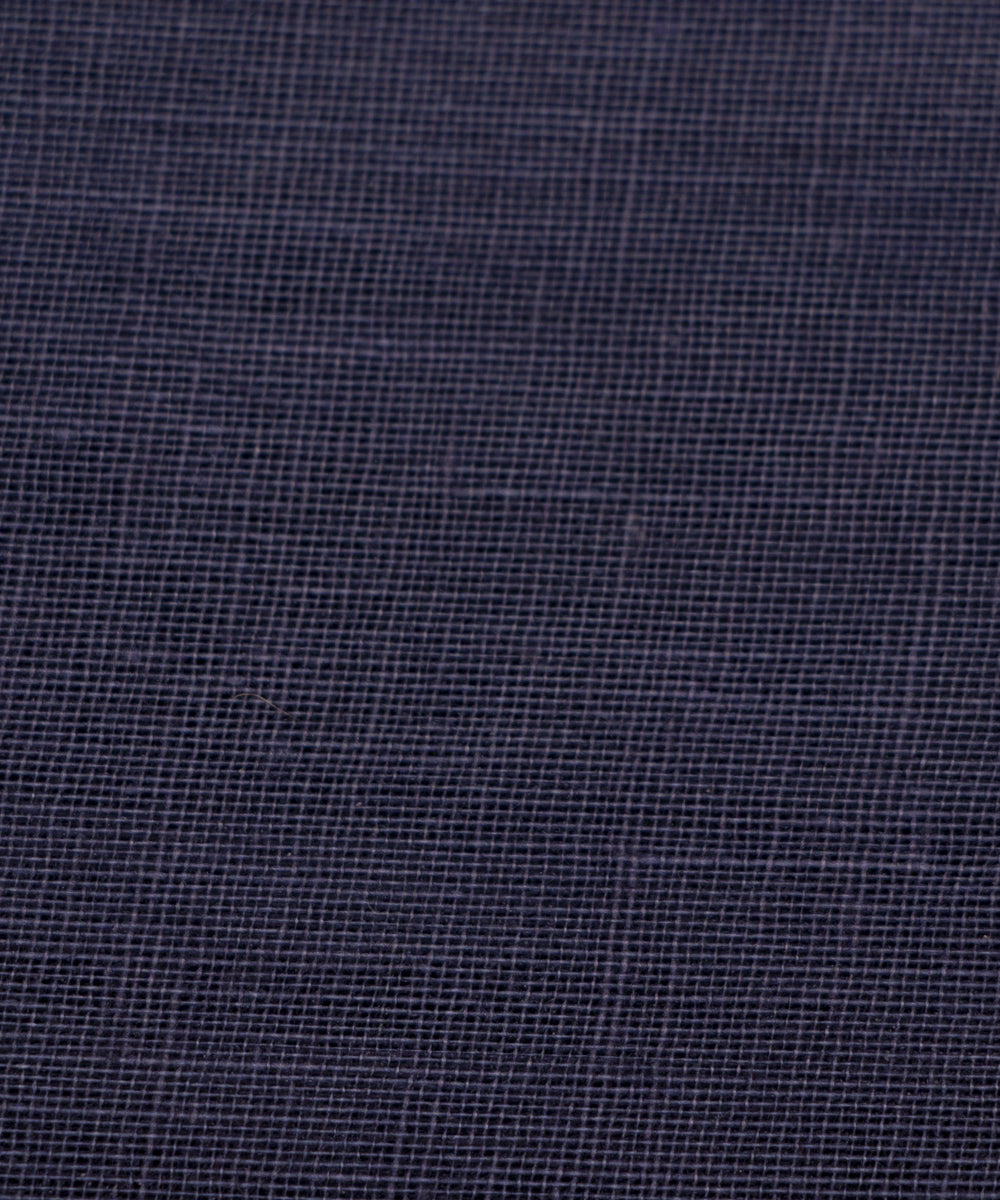 Navy Blue Colour Plain Cotton Lining Fabric