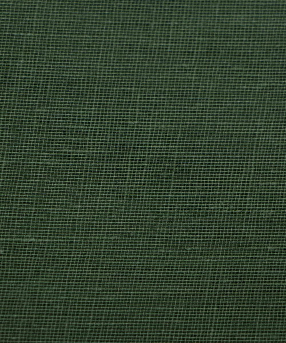 Grass Green Colour Plain Cotton Lining Fabric