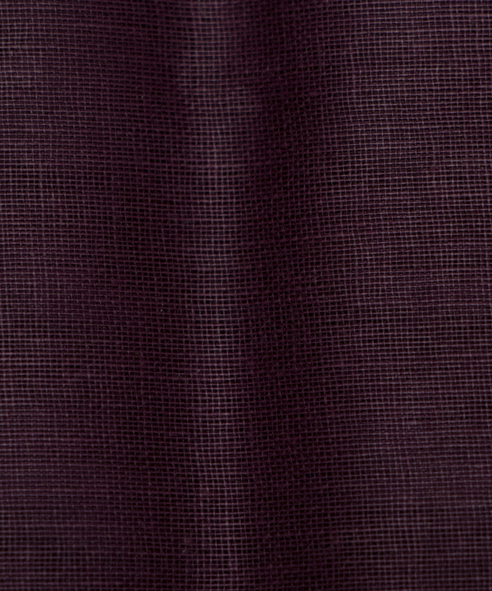 Dark Wine Colour Plain Cotton Lining Fabric