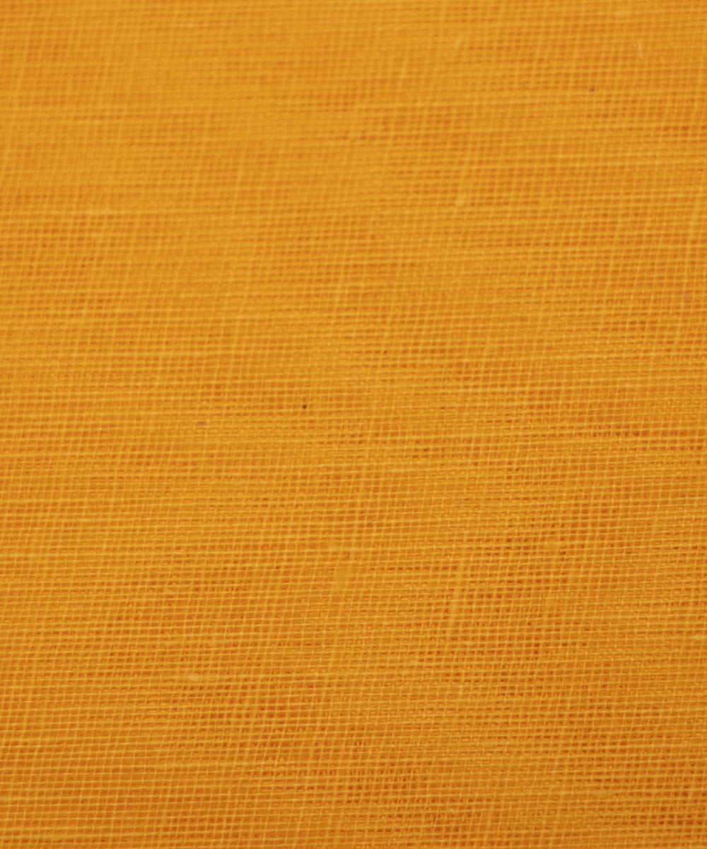 Yellow Colour Plain Cotton Lining Fabric