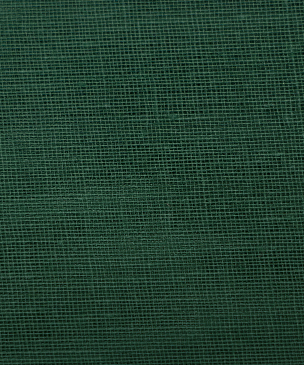 Green Colour Plain Cotton Lining Fabric