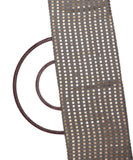 Grey Colour Sequin Embroidery Pure Uppada Silk Fabric ( 2 Meter )