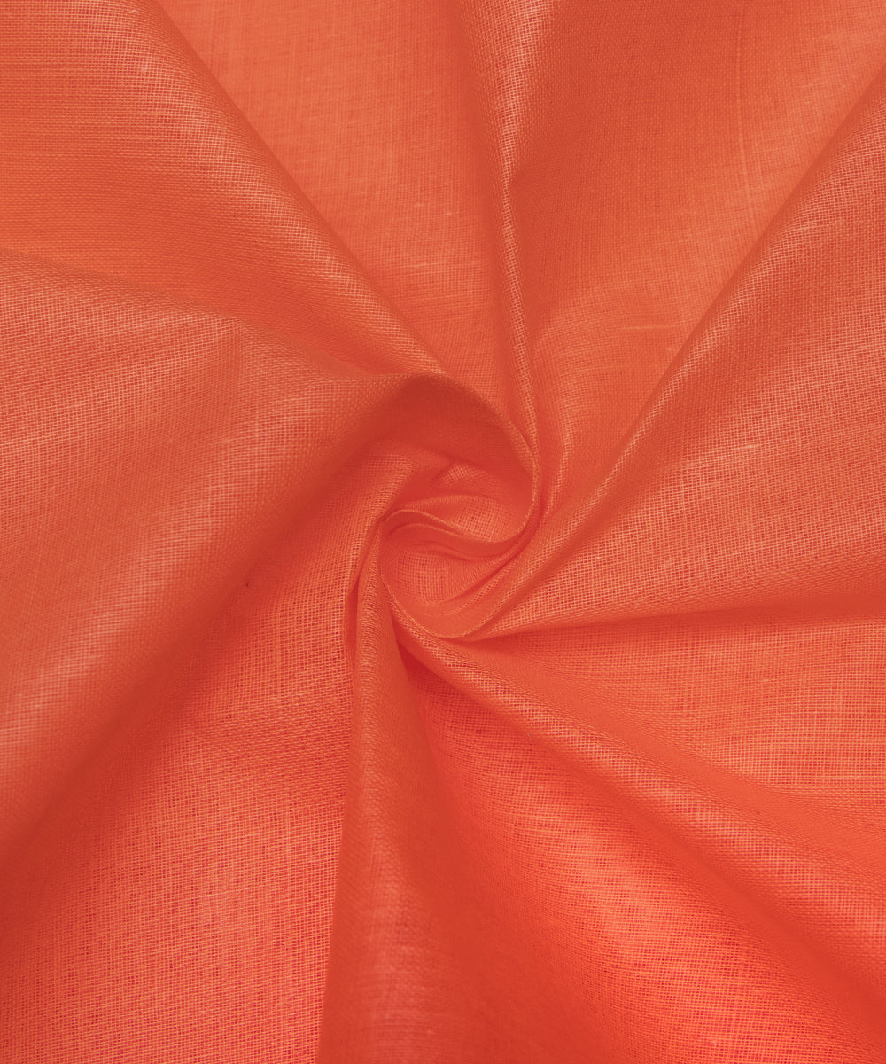 Peach Colour Plain Cotton Lining Fabric