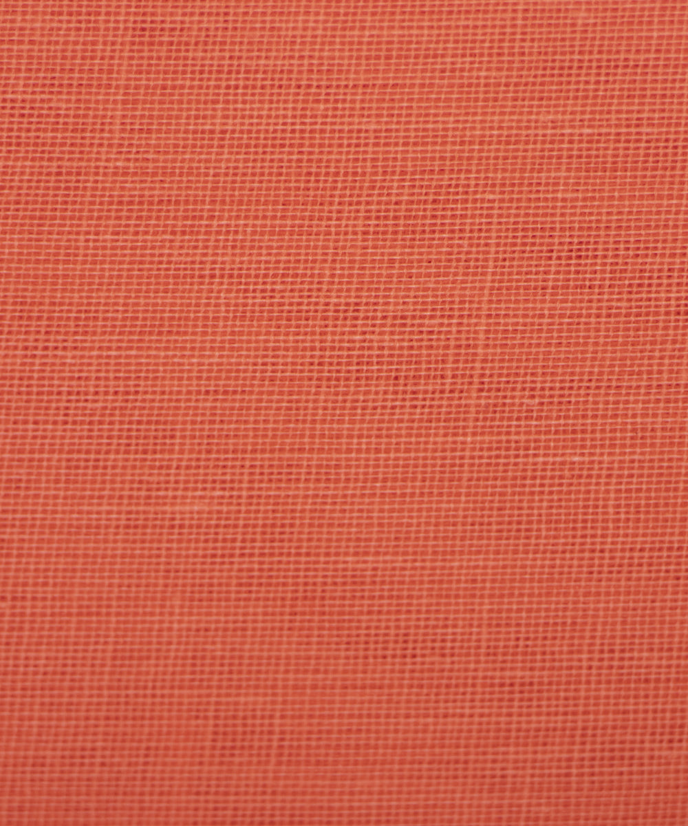 Peach Colour Plain Cotton Lining Fabric