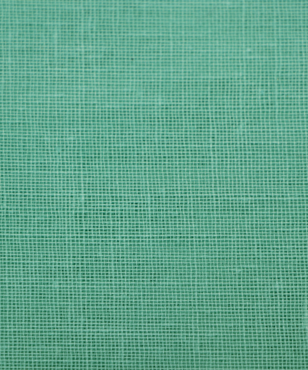 Sea Green Colour Plain Cotton Lining Fabric