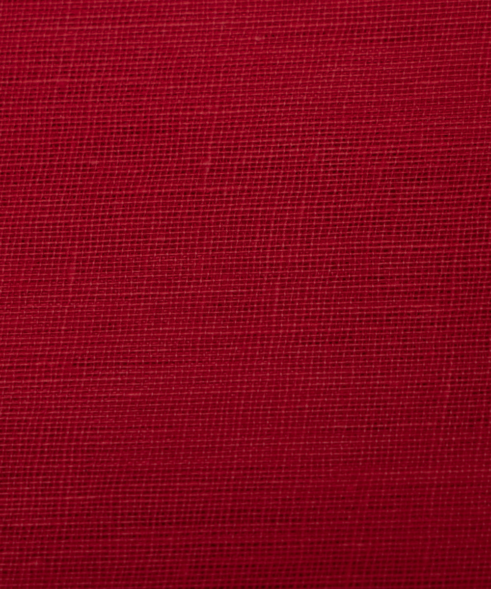 Light Maroon Colour Plain Cotton Lining Fabric
