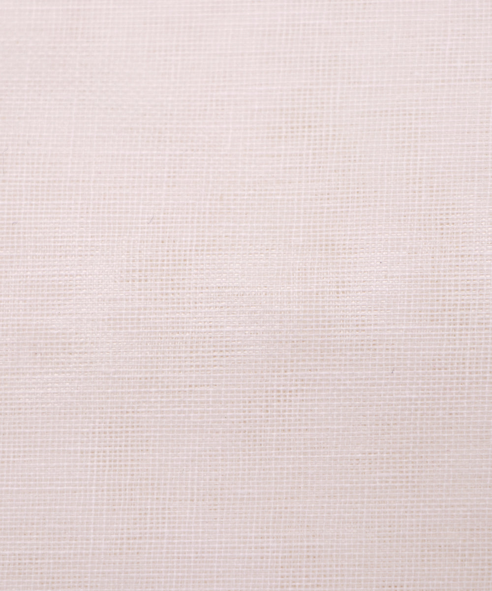 White Colour Plain Cotton Lining Fabric