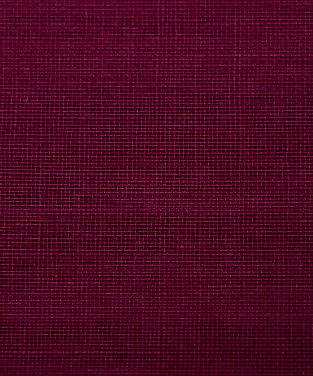 Maroon Colour Plain Cotton Lining Fabric