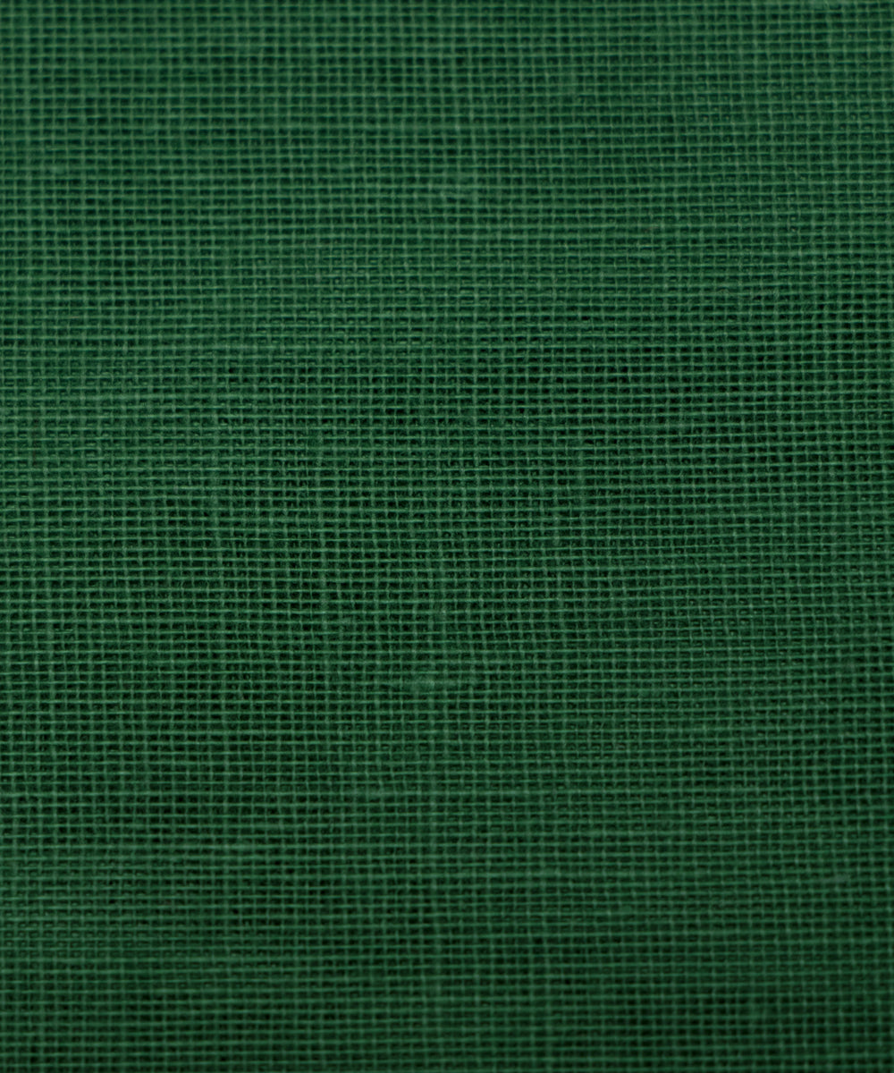 Green Colour Plain Cotton Lining Fabric