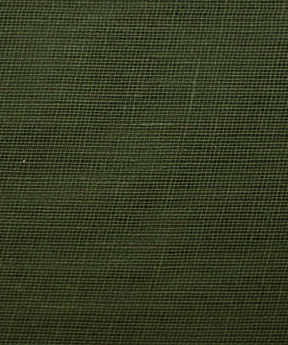 Grass Green Colour Plain Cotton Lining Fabric