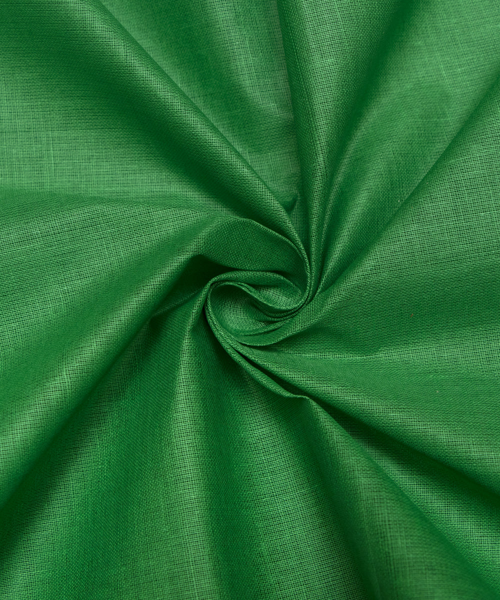 Kelly Green Colour Plain Cotton Lining Fabric