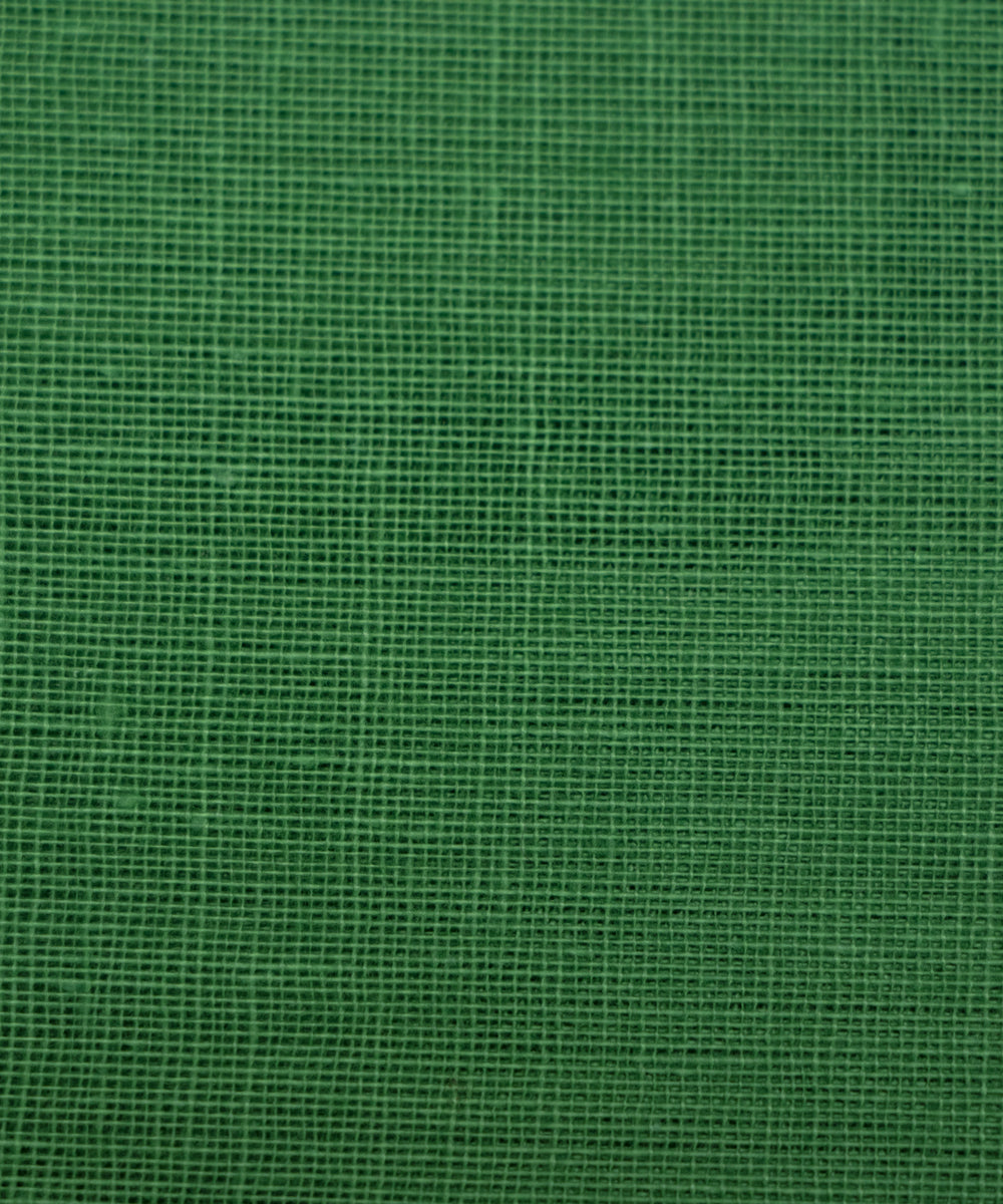 Kelly Green Colour Plain Cotton Lining Fabric