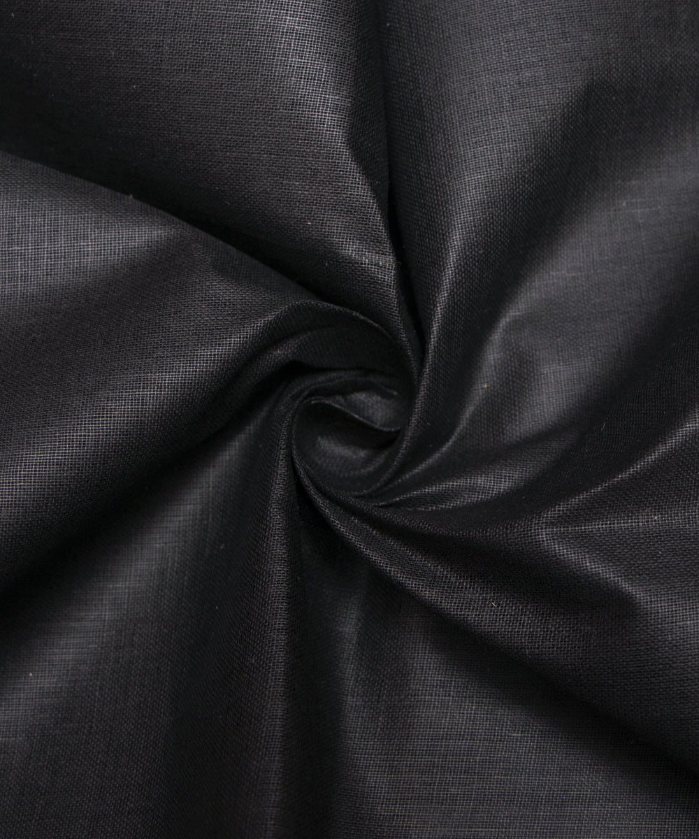 Black Colour Plain Cotton Lining Fabric