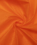 Orange Colour Plain Cotton Lining Fabric