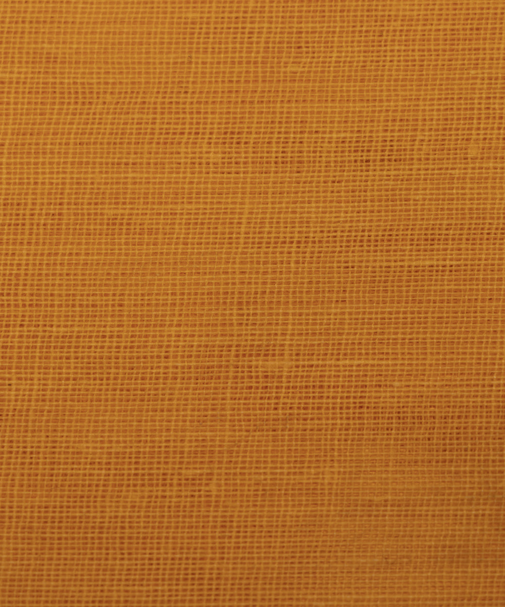 Marigold Yellow Colour Plain Cotton Lining Fabric