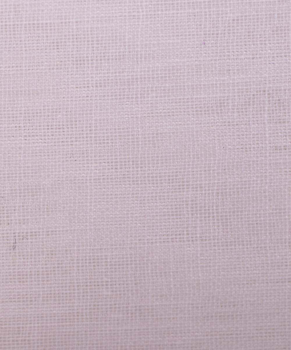 White Colour Plain Cotton Lining Fabric