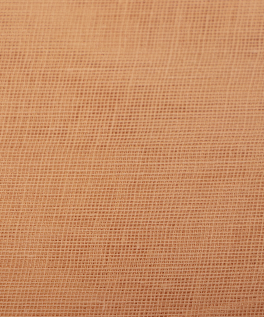 Pastel Peach Colour Plain Cotton Lining Fabric