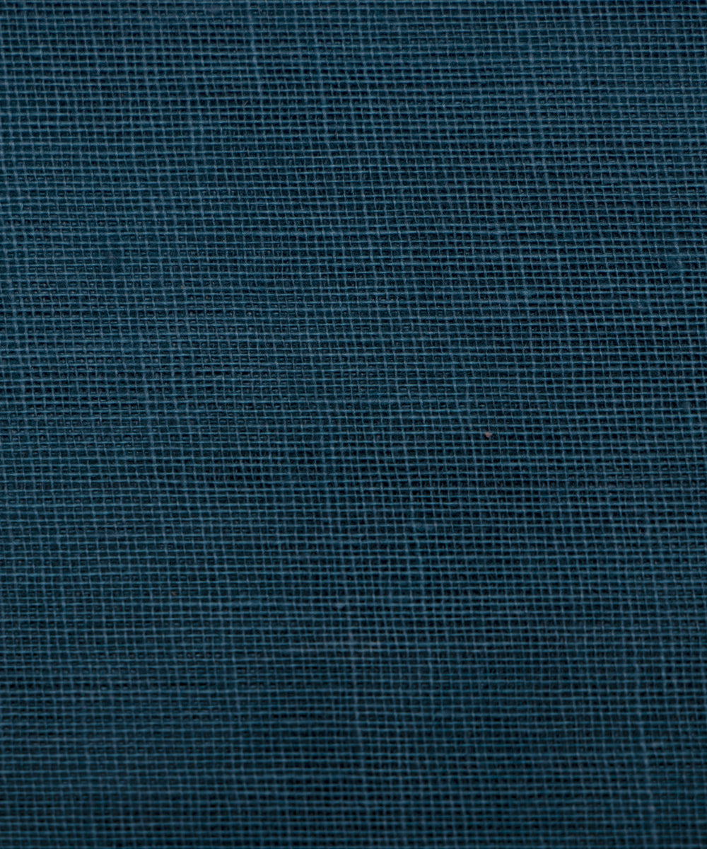 Teal Blue Colour Plain Cotton Lining Fabric