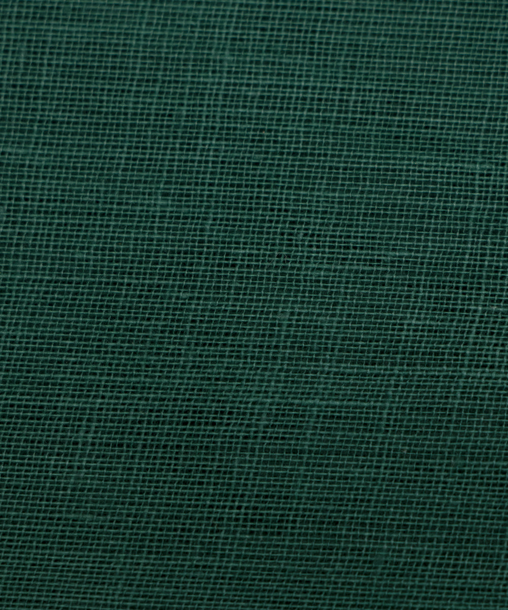 Jade Green Colour Plain Cotton Lining Fabric