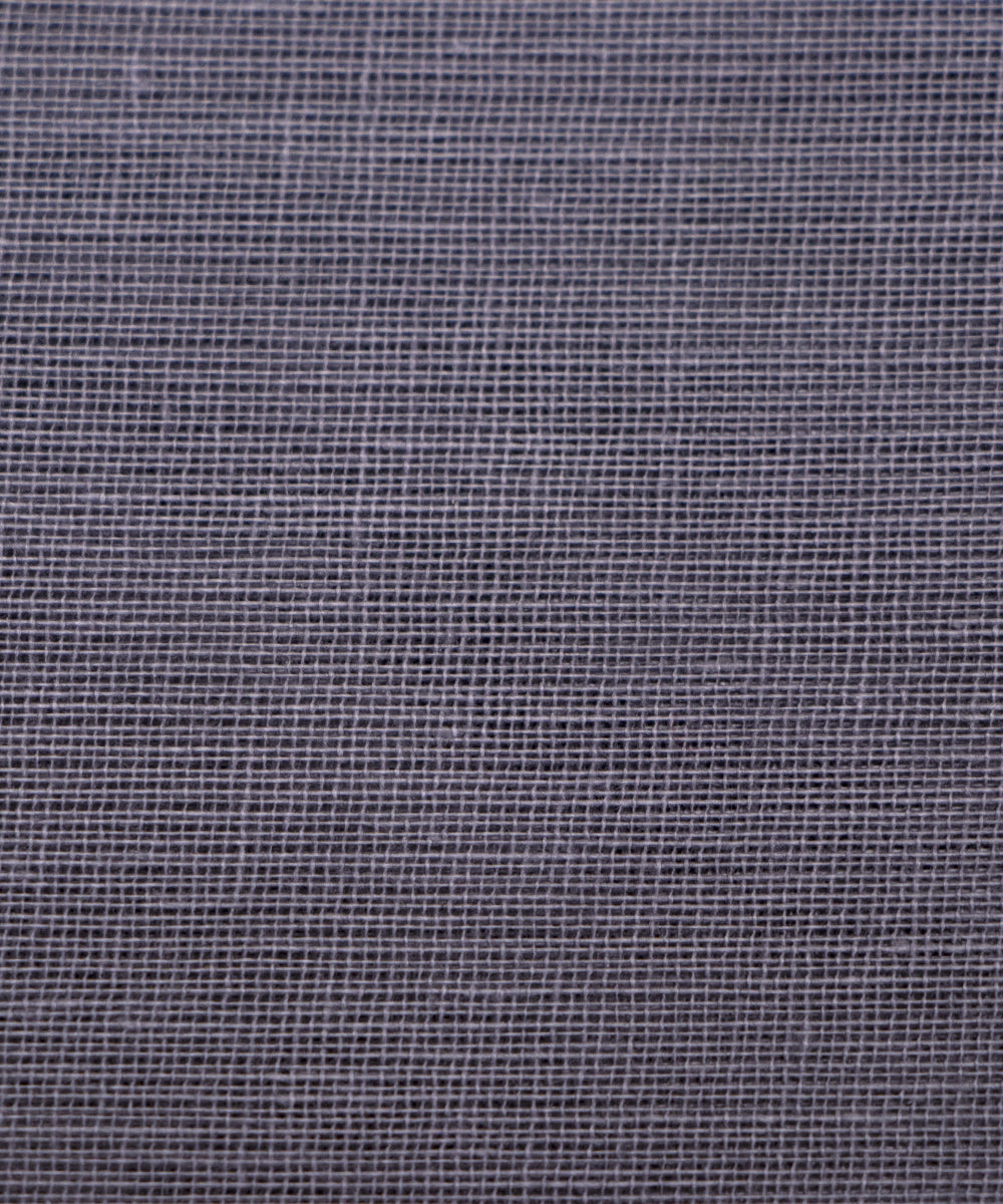 Steel Grey Colour Plain Cotton Lining Fabric