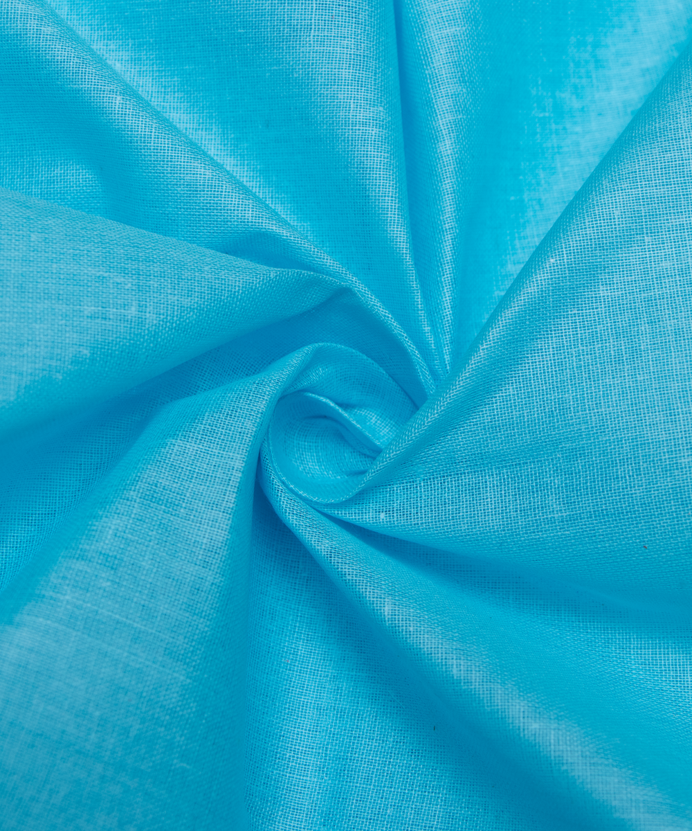 Light Blue Colour Plain Cotton Lining Fabric