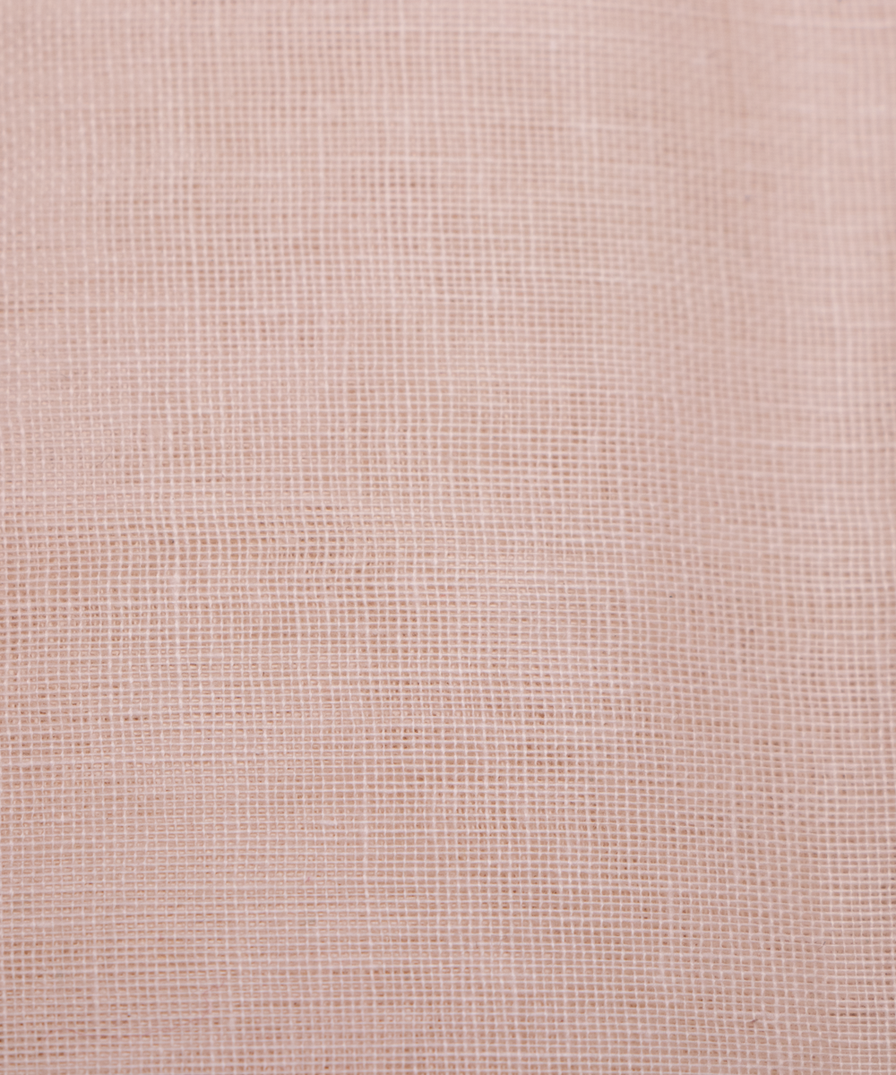 Fair Ivory Colour Plain Cotton Lining Fabric