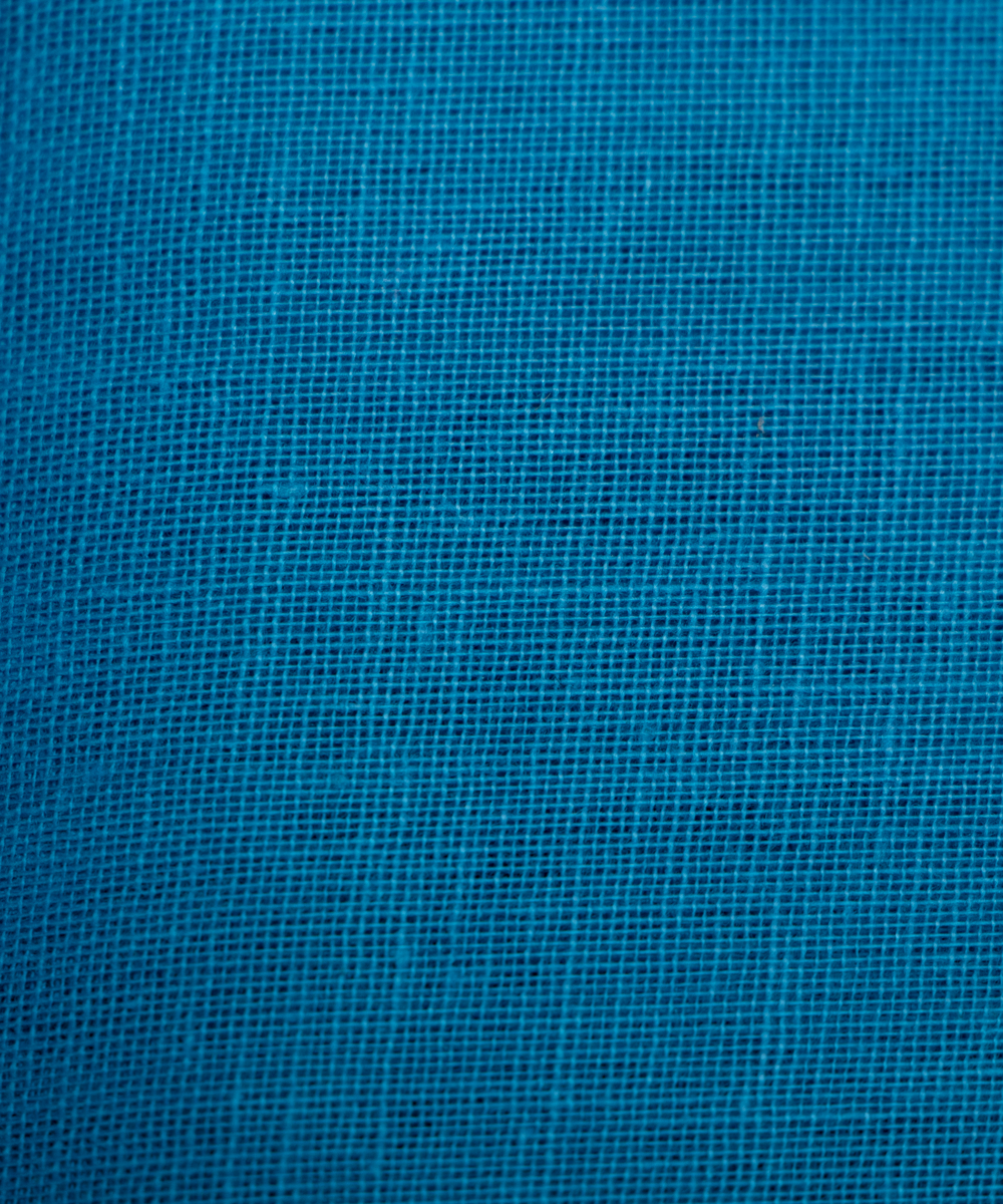 Blue Colour Plain Cotton Lining Fabric