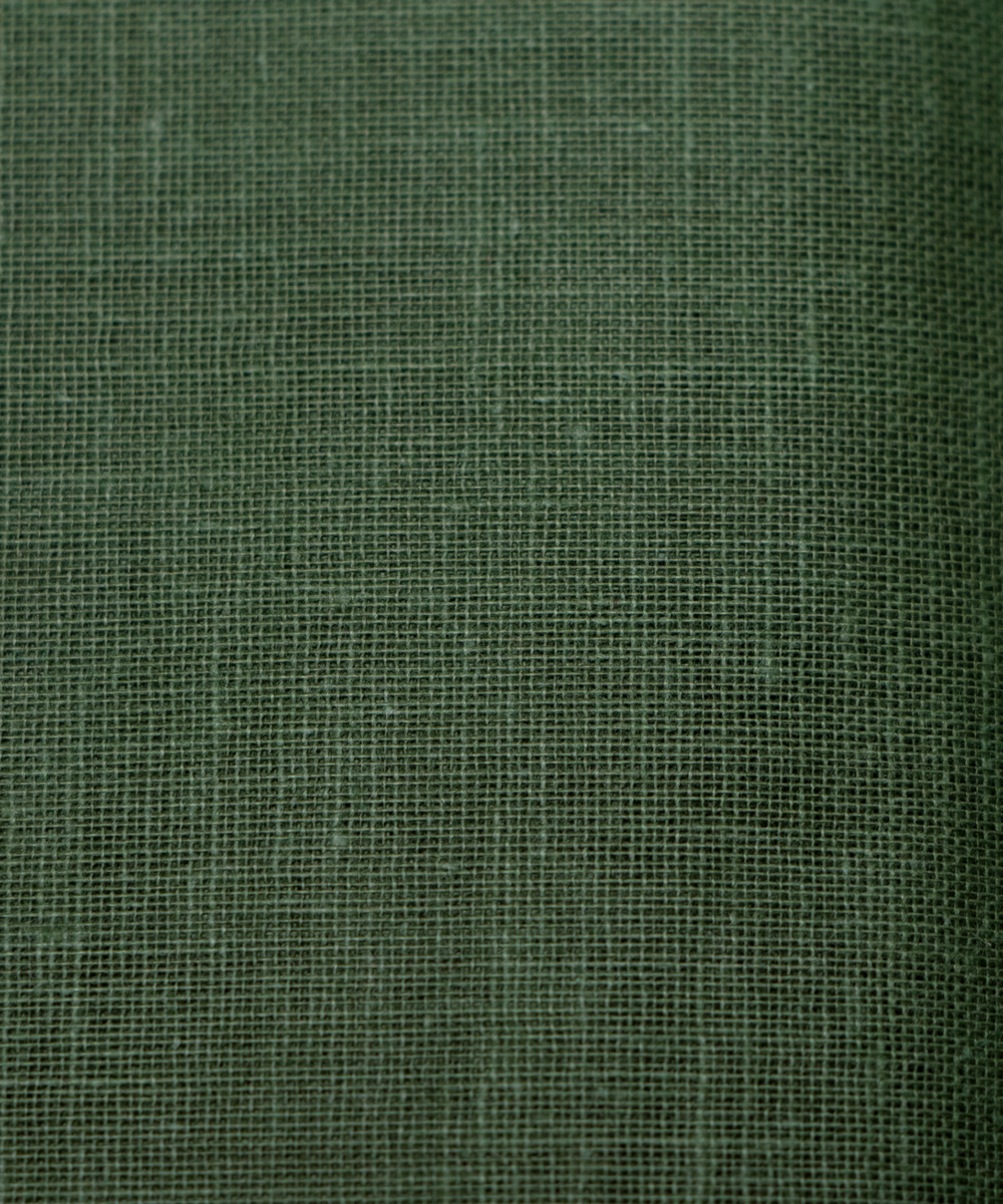 Forest Green Colour Plain Cotton Lining Fabric