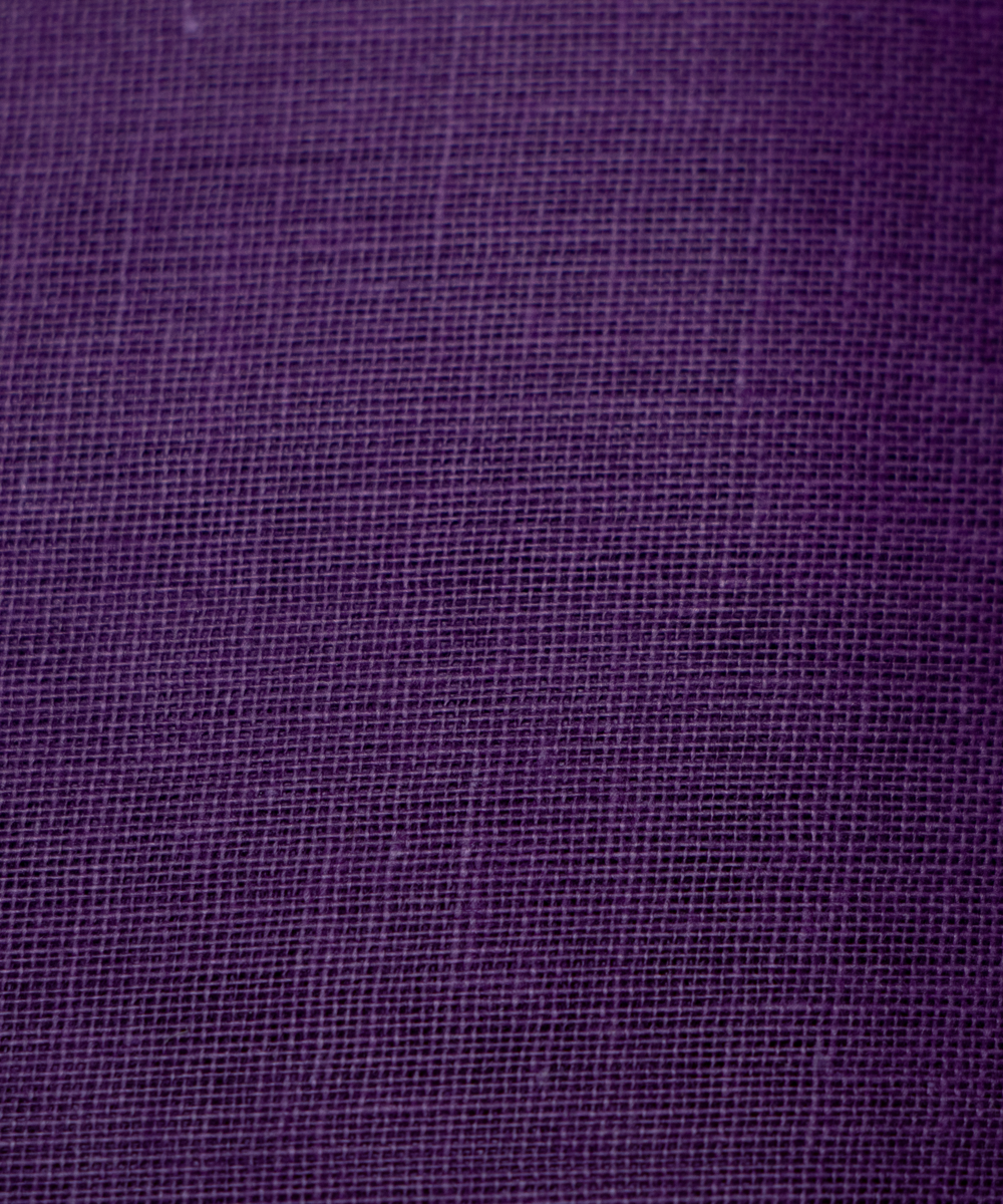 Purple Colour Plain Cotton Lining Fabric