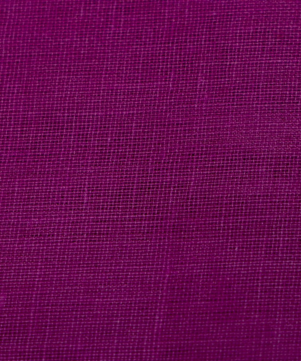 Magenta Purple Colour Plain Cotton Lining Fabric