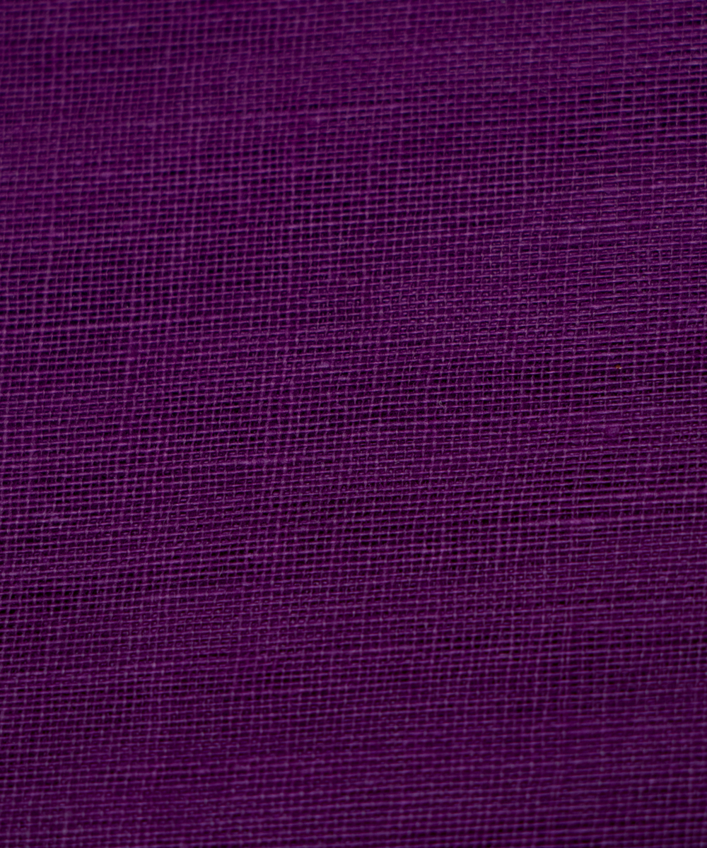 Dark Purple Colour Plain Cotton Lining Fabric