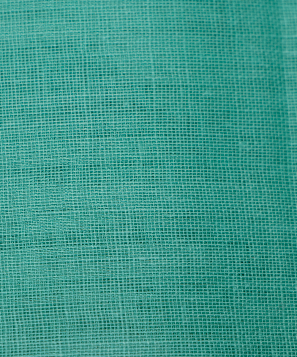 Sea Green Colour Plain Cotton Lining Fabric