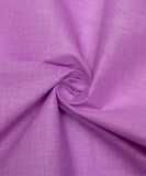Lavender Colour Plain Cotton Lining Fabric