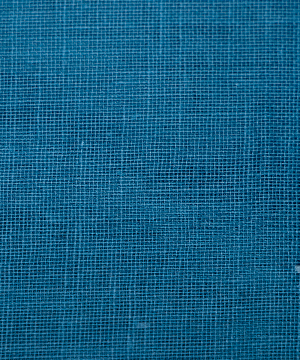 Light Teal Blue Colour Plain Cotton Lining Fabric