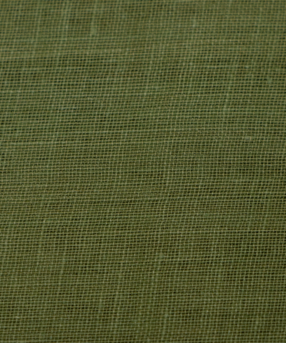 Khaki Green Colour Plain Cotton Lining Fabric