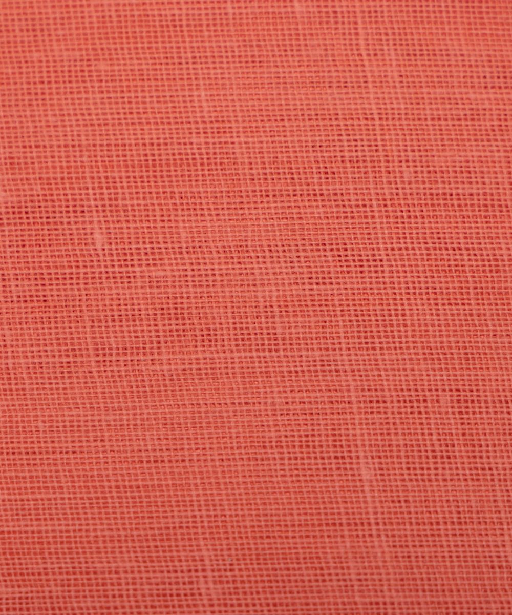 Light Orange Colour Plain Cotton Lining Fabric